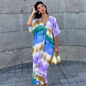 ZARA BLOGGER FAVORITE TIE DYE TUNIC DRESS